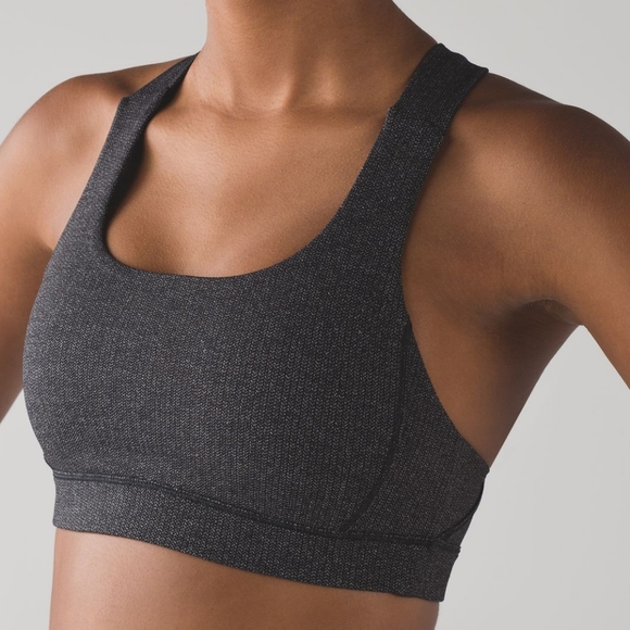 lululemon athletica Other - Lululemon Herringbone Fast Lane Bra 8